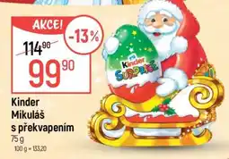 Globus Kinder Mikuláš s překvapením nabídka