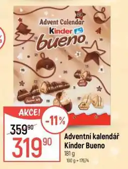 Globus ADVENTNÍ KALENDÁŘ KINDER BUENO nabídka