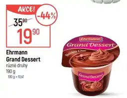 Globus Ehrmann Grand Dessert nabídka