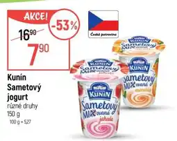 Globus Kunín Sametový jogurt nabídka