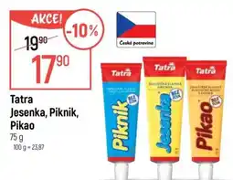 Globus Tatra Jesenka, Piknik, Pikao nabídka