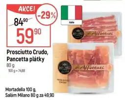 Globus Prosciutto Crudo , Pancetta plátky nabídka