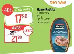 Globus Hamé paštika nabídka
