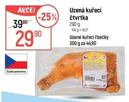 Globus Uzená kuřecí čtvrtka nabídka