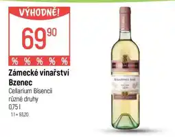Globus Zámecké vinařství Bzenec nabídka