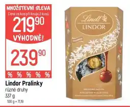 Globus Lindor pralinky nabídka