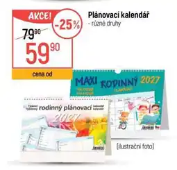 Globus Plánovací kalendář nabídka