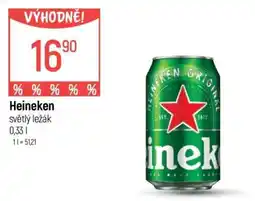 Globus Heineken světlý ležák nabídka