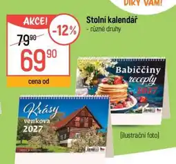 Globus STOLNÍ KALENDÁŘ nabídka