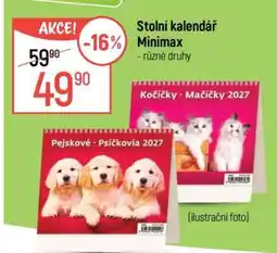 Globus Stolní kalendář Minimax nabídka
