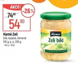 Globus Hamé Zelí nabídka