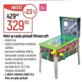 Globus Mini arcade pinball Minecraft nabídka