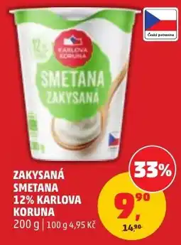 Penny Market Karlová koruna zakysaná smetana nabídka