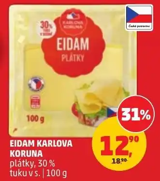 Penny Market Eidam karlova koruna plátky nabídka