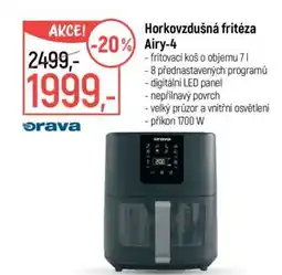 Globus Horkovzdušná fritéza Airy 4 nabídka
