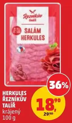 Penny Market Herkules řezníkův talíř krájený nabídka