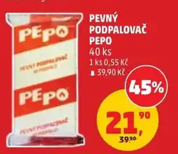 Penny Market Pepo pevný podpalovač nabídka