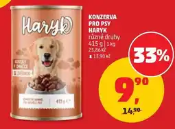 Penny Market Haryb konzerva pro psy nabídka