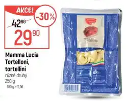 Globus Mamma Lucia Tortelloni, tortellini nabídka