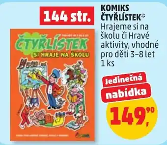 Penny Market Čtyřlístek si hraje na školu nabídka
