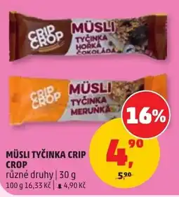 Penny Market Müsli tyčinka crimp crop nabídka