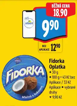 Albert Fidorka Oplatka nabídka