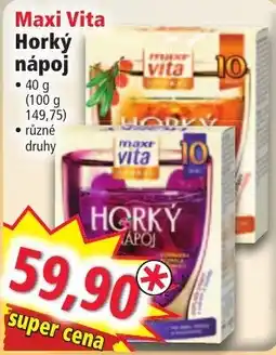 Norma Maxi Vita horký nápoj nabídka