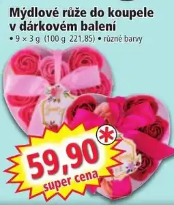 Norma Mýdlové růže do koupele v dárkovém balení nabídka