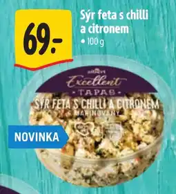 Albert Excellent sýr feta s chilli a citronem nabídka