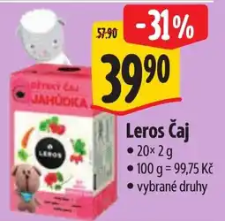 Albert Leros Čaj nabídka