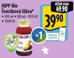 Albert HiPP Bio Švestková šťáva nabídka