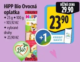 Albert HiPP Bio Ovocná oplatka nabídka