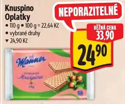 Albert Manners Knuspino Oplatky nabídka