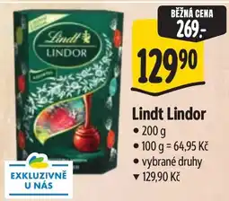 Albert Lindt Lindor nabídka