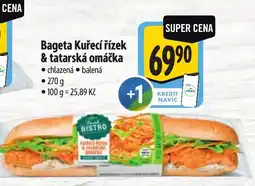 Albert Fresh Bistro Bageta Kuřecí řízek & tatarská omáčka nabídka