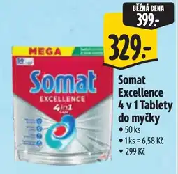 Albert Somat Excellence 4 v 1 Tablety do myčky nabídka