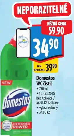 Albert Domestos WC čistič nabídka