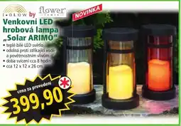 Norma I-glow by flower Venkovní LED hrobová lampa Solar ARIMO nabídka