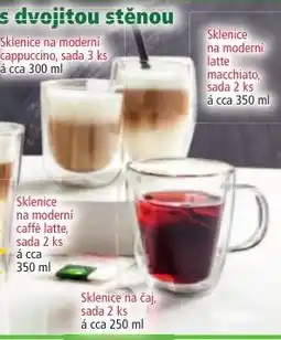 Norma Sklenice na moderní cappuccino nabídka
