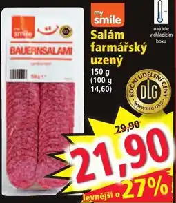 Norma my smile salám farmářský uzený nabídka