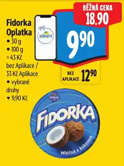 Albert Fidorka Oplatka nabídka