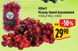 Albert Albert hrozny tmavé bezsemenné nabídka
