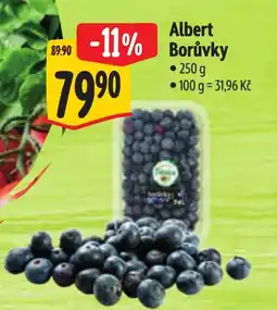 Albert Albert Borůvky nabídka