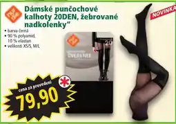 Norma nur de Dámské punčochové kalhoty 20DEN, žebrované nadkolenky nabídka