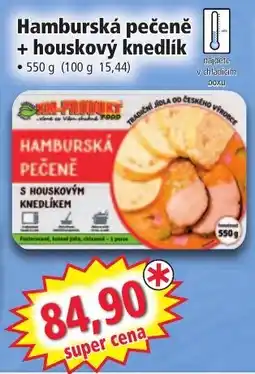 Norma Nol Product hamburgerska pečeně s houskovým knedlíkem nabídka