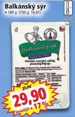 Norma Balkánský sýr nabídka