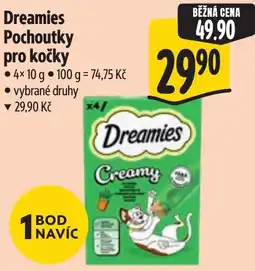 Albert Dreamies pochoutky pro kočky nabídka