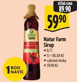 Albert Natur Farm Sirup nabídka