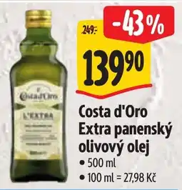 Albert Costa d'Oro Extra panenský olivový olej nabídka