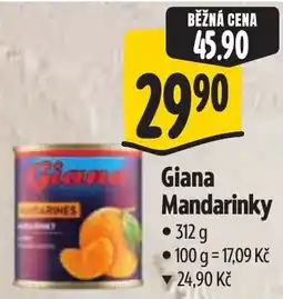 Albert Giana Mandarinky nabídka